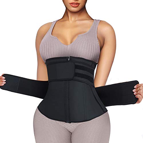 FEDNON Women Waist Trainer Belt Waist Trimmer Slimming Body Shaper Sports Girdles Workout Waist Belt
