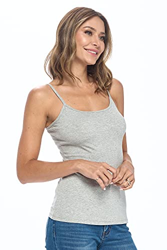 Image of Natural Uniforms Women's Camisole Tank Top-Breathable Cotton Stretch