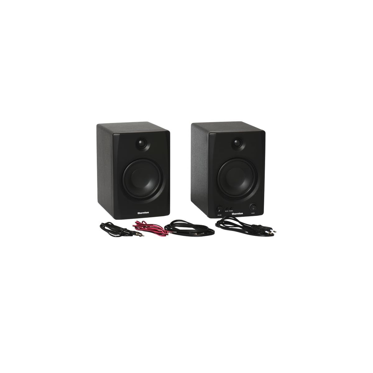 Monitor da studio attivi Thornton Pure 50 (coppia) - 60 W Classe D, ingressi bilanciati/sbilanciati, uscita cuffie, accordatura acustica e BT