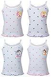BODYCARE Snowhite Printed Slip for Girls Pack of 4 Multicolour, Regular Fit, Vest