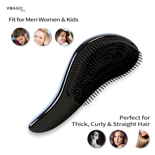 Detangling Brush, glide the Detangler Brush through Tangled hair, Best Comb for Women Girls, Men & Boys - Image 4