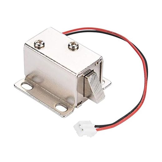 Elektromagnetiskt lås, DC12V Elektronisk åtkomstkontroll Dörrlås för skåpfack Säkerhetslås Intelligent lås Mini-dörrfack Tongue Down Electric Lock