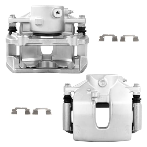 Image of SCITOO 19B3724 19B3725 Front Left & Right Disc Brake Calipers w /Bracket Fit For Mercedes-Benz For C250 2012-2015,For Mercedes-Benz For SLK250 2012-2015, Single Piston