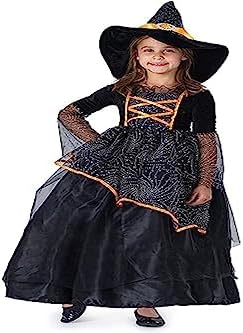 Dress Up America Witch Costume for Girls - Classic Halloween Costumes for Kids, Amazing Details