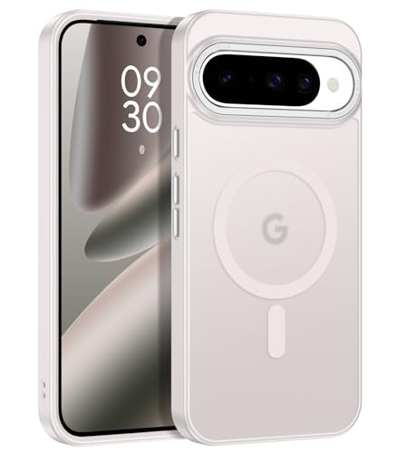 Coque Google Pixel 10 Pro magnétique grise mince | Protection antichoc mate GUAGUA