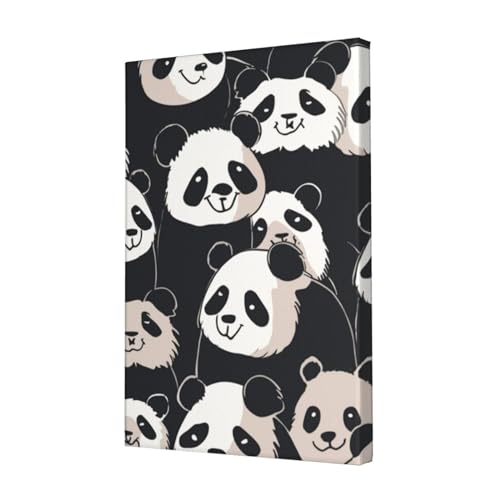 Toile panda mignon pour chambre d'enfant déco moderne
