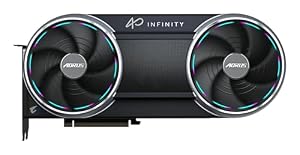 Gigabyte AORUS GeForce RTX 5090 Infinity 32G Graphics Card - 32GB GDDR7, 512bit, PCI-E 5.0, 2730MHz Core Clock, 3 x DP 2.1b, 1 x HDMI 2.1b, DLSS 4, GV-N5090AORUS IF-32GD — photo 5 of 6
