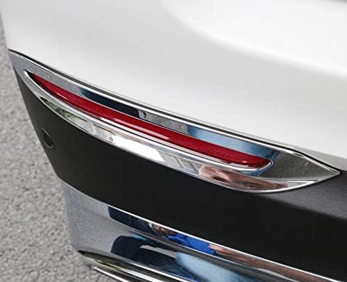 ABS Chrome Rear Fog Light Trim Cover 2pcs for Mercedes-Benz GLC X253 2015-2019