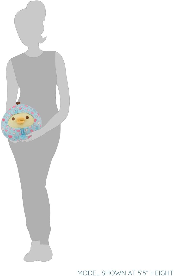 San-X Original Rilakkuma Hearts Sleeping Bag Plush - 22" Kiiroitori