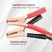 NOONE Jumper Cables for Car Battery, Heavy Duty Automotive Booster Cables for Jump Starting Dead or Weak Batteries (10-Feet (10-Gauge)