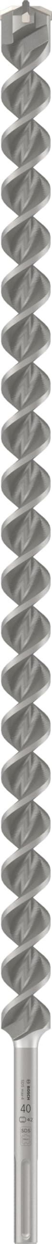 Bosch 1x Foret PRO SDS max-4 (pour Béton armé, Bloc de construction en béton, Ø 40,00 mm, Professional Accessoire Marteau burineur)
