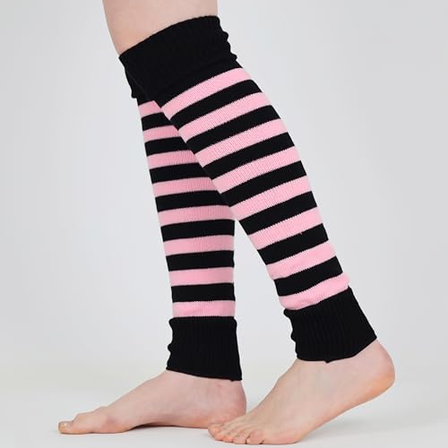 Image of Mysocks Leg Warmers Extra Soft Stylish Fancy Winter 80s Party Dance Neon Long Legwarmers for Women Girls Ladies