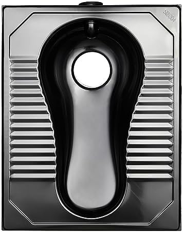 Squat Toilet Bar KTV Black Squat Toilet Water Tank Set Household Toilet 304 Stainless Steel Squat Pit Urinal (1) (4)