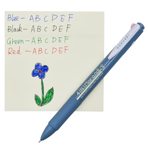 12 bolígrafos de gel multicolor 4 en 1 retractiles miniatura 2
