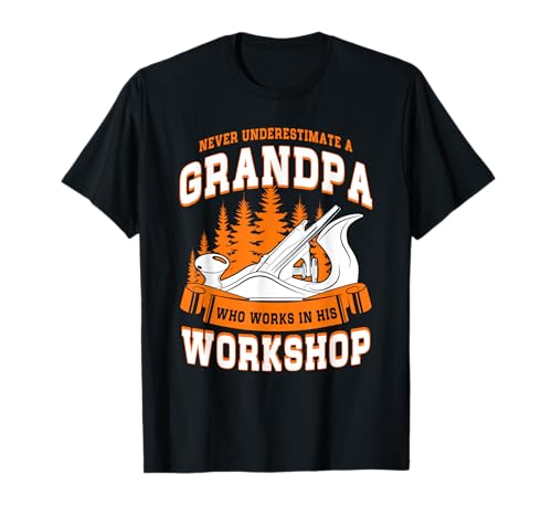 Holzbearbeitung Zimmerer Holzschreinerei Schreiner Opa T-Shirt