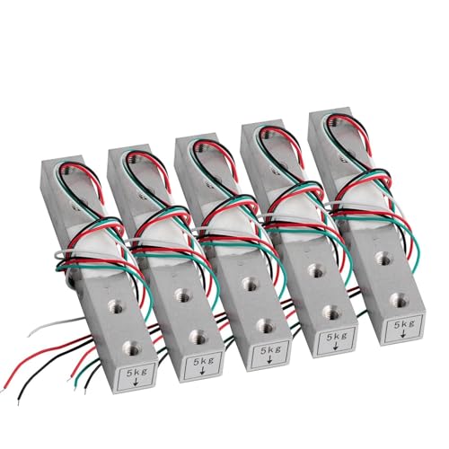 5/10PCS Load Cell Load Cell Weight Sensor Electronic Scale Aluminum Alloy Weighing Sensor for HX711 AD(5pcs 5kg)
