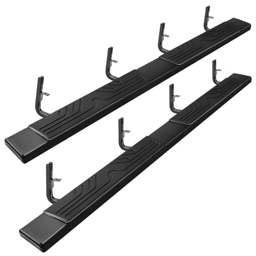 Estribos laterales en aluminio negro para Crew Cab miniatura 1