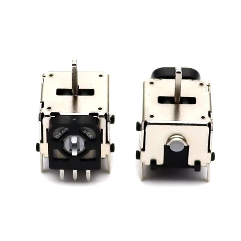 4セット 13x13mm スロットル ワンウェイ ロッカー ポテンショメーター B10K ドローン/コンソール ゲーム スロットル