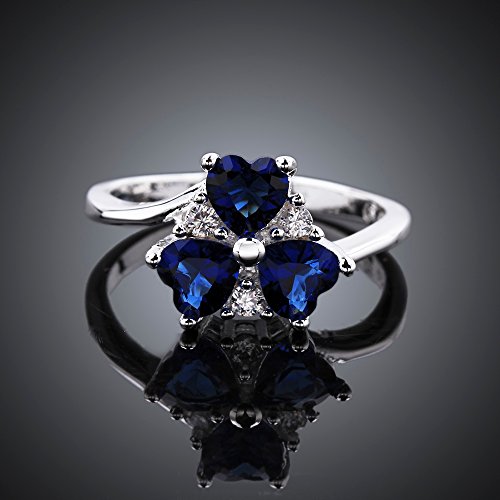 Nykkola Anello placcato argento Sterling 925, con