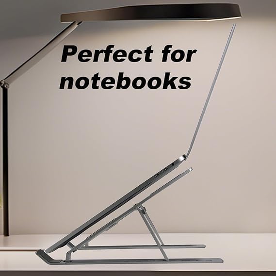 Soporte portátil para laptop con ventilador ajustable miniatura 3