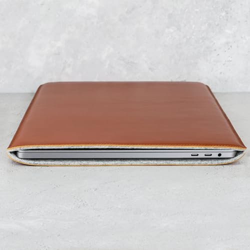 Casemade Real Leather Laptop Sleeve For Macbook Pro & Air Fits 13 thumb #3