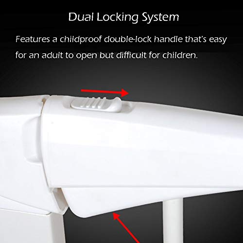 Barrière de sécurité pour escalier et animaux grille extensible - 6