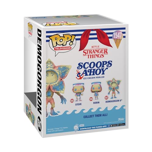 Funko Pop! Super: Stranger Things - Demogorgon - (Scoops Ahoy) - Vinyl Collectible Figure - Gift Idea - Official Merchandise - Toy for Children and Adults - TV Fans