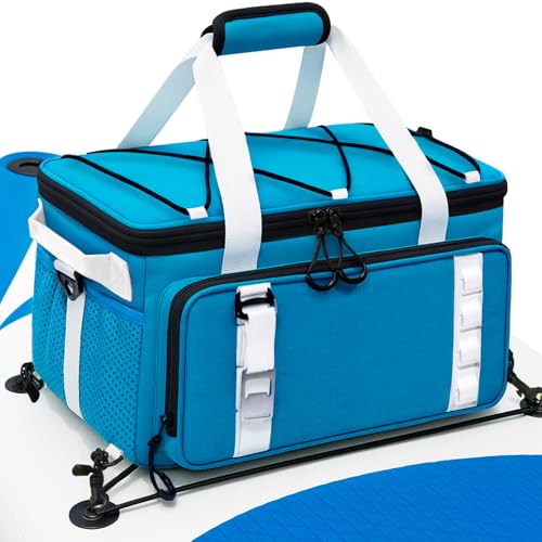 Hielera impermeable para tabla de remo, bolsa de cubierta con bolsillo superior de malla, accesorios de tabla de remo de alta calidad, bolsa térmica para salidas a la playa, viajes de camping, kayak