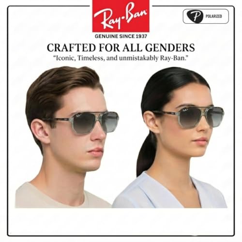 Image of Ray-Ban RB2205 BILL ONE Square-Round Sunglasses with Official Eyewear Kit
