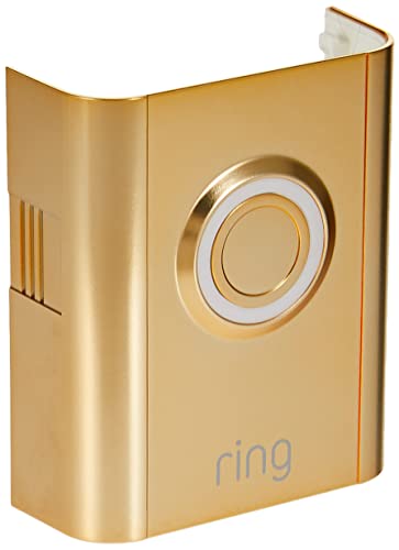Ring Interchangeable Faceplate for Video Doorbells - Gold Metal