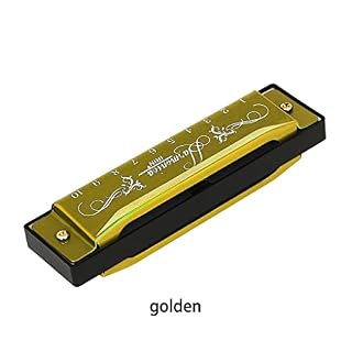 wueiooskj Harmonica 10 trous léger C 20 tons orgue à bouche début éducatif Instrument de musique jouets enfant accessoires, Or - Les Beatles, Paul McCartney, John Lennon, RIngo Starr, George Harrison wueiooskj Harmonica 10 trous léger C 20 tons orgue à bouche début éducatif Instrument de musique jouets enfant accessoires, Or – Image 6