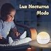 Moredig - Lampara Nocturna Infantil, 2 en 1, Proyector Estrella/Océano 360°, 8...