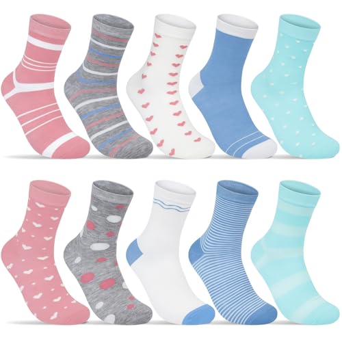 Image of Chalier Cozy Womens Socks Cotton 10 Pairs UK 4-8