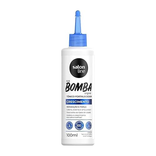 Salon Line - Linha SOS Bomba (Crescimento) - Tonico Fortalecedor 100 Ml - (SOS Bomb (Crecimiento) - Tónico Fortalecedor 3.38 Fl Oz)