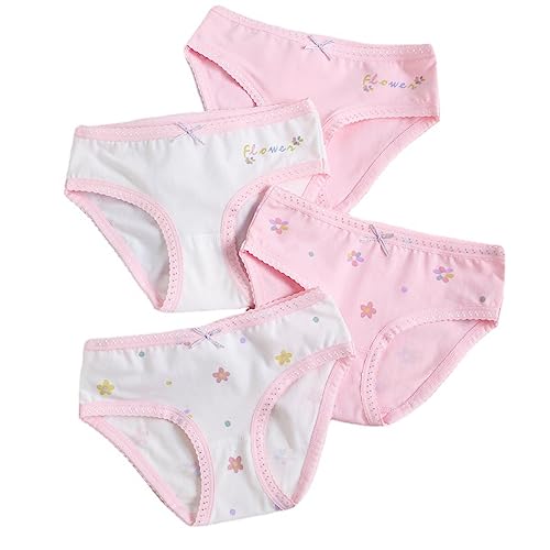 Baby Kids Underwear Breathable Cotton Panties Toddler Girls Undies Soft Assorted Briefs 6-Pack2