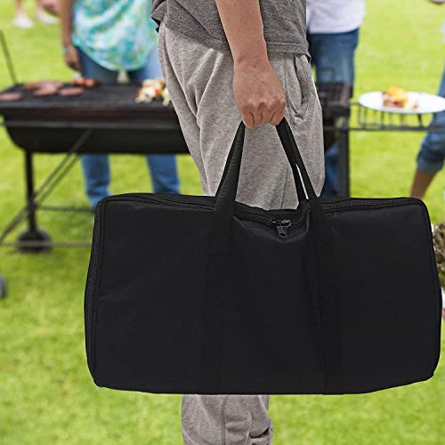 Mixrbbq 14 X 32 Inch Heavy Duty Steel Griddle With Carrying Bag For Camp Chef Stove Grill, Nonstick Flat Top Cooking Griddle, Outdoor Bbq Camping Grills Accessories #TOP6