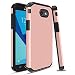 For Samsung Galaxy J3 Emerge / J3 Prime / J3 2017 / Sol 2 / Amp Prime 2 / Express Prime 2 Case, OEAGO [Shockproof] Hybrid Dual Layer Defender Protective Case Cover (Black)