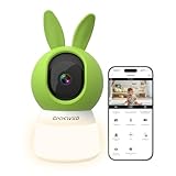 CiKiKWXO 2K Kamera Überwachung Innen mit App, 2.4/5Ghz Kamera WLAN, Baby Monitor mit Privatmodus,Bewegungserkennung & Auto Tracking, 2-Wege-Audio, Alexa-Kompatibel für Baby, Haustiere