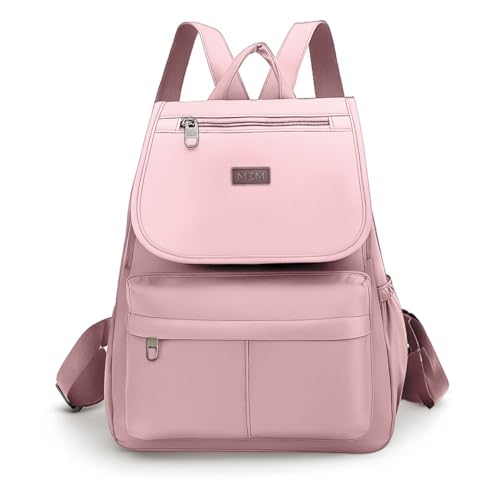Bolsa Media Feminina Casual Mochila Pequena Escolar Trabalho Colegial Moda Bolso (ROSA)