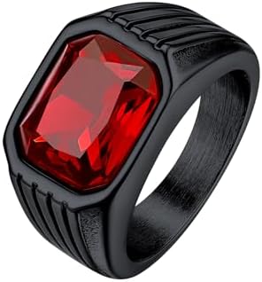 Bestyle Anillos Acero Inoxidable Hombre,...
