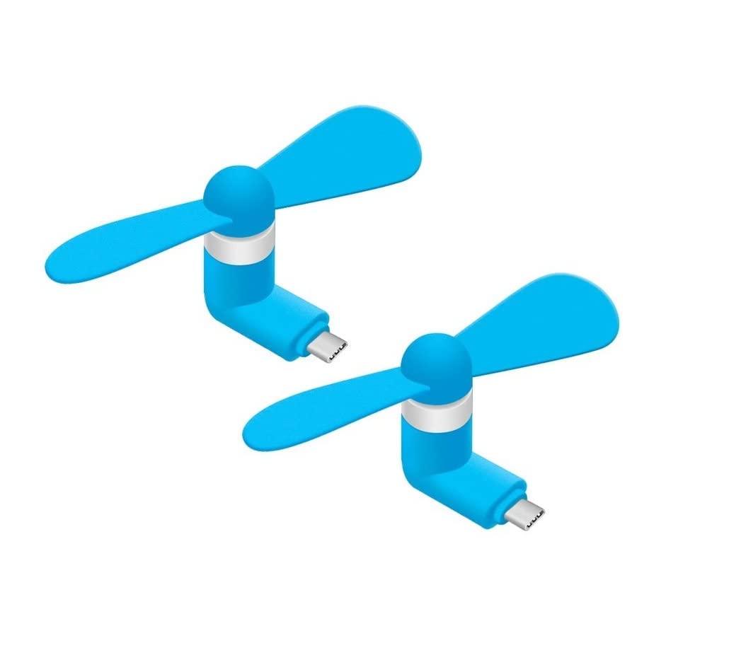 (Pack of 2) Portable USB Fan for OTG Enabled Phone Only, Multicolor, Small Fan for Android Smartphone/Tablet/Laptop/PC (B0BRZT387T) Amazon Price History, Amazon Price Tracker