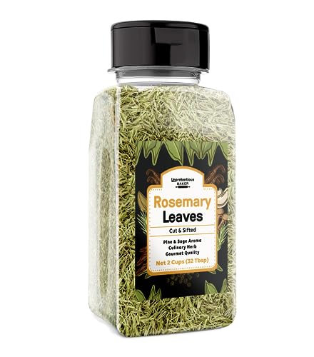Unpretentious Rosemary Leaves (2 Cups), Cut & Sifted, Cooking Herb, Non-GMO