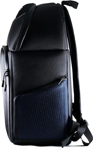 Estuche portátil rígido Navitech negro y azul compatible con HP Pavilion 570-p057na Desktop PC miniatura 2