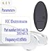 XYSKJFOB Key fob Replacement fits for Nissan Rogue 2016-2020 Smart Car Keyless Entry KR5S180144106 285E3-6FL7B 285E3-6FL7A 433.92MHZ 4A