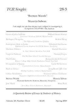 Paperback TCR Singles 28-3 Bretton Woods Book