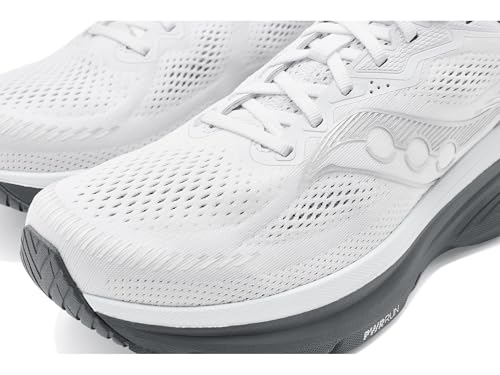 Saucony Guide 19 Mens | White/Shadow - White / 7 / Standard - 6