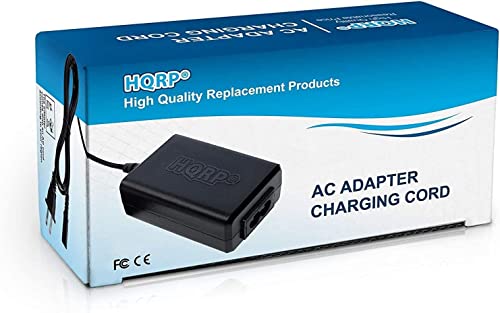 Adaptador de corriente AC HQRP compatible con cámaras Fujifilm FinePix miniatura 3