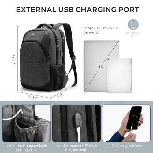 Swissdigital USB Charging Backpack