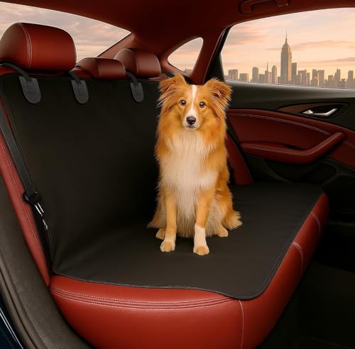 Alfheim Protezione Coprisedile Posteriore Auto per Cani, Impermeabile Anti-graffi Facile da Pulire Sedile Coperta, Universale per Auto SUV 144x110cm