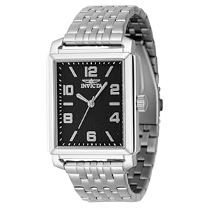 Invicta Men's Vintage 33.5mm Stainless Steel Quartz Watch (Model: 46659)